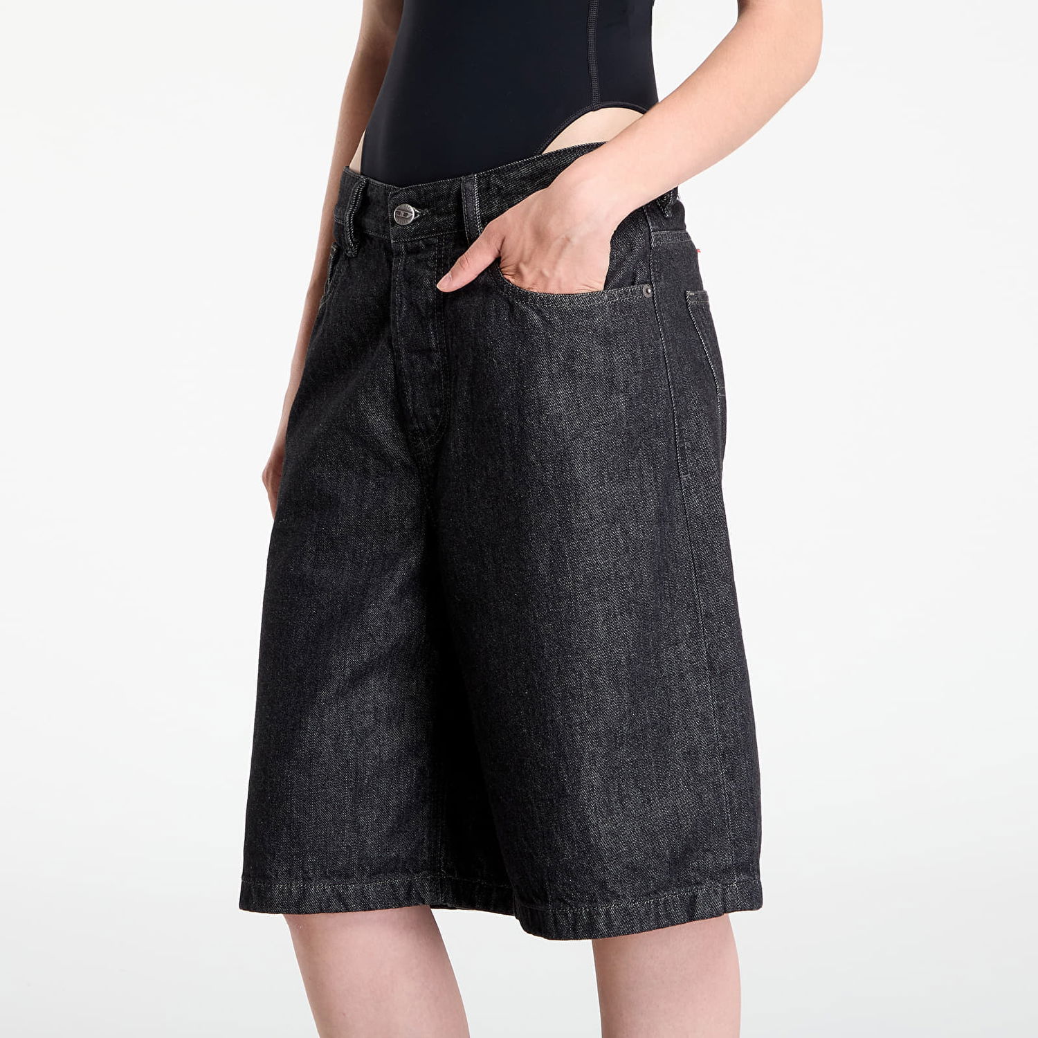 Šortky Diesel Diesel De-Sire-Short Shorts Čierna | A14051_09M65 02, 1