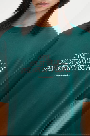 Tričko Drôle de Monsieur Drôle de Monsieur Le T-shirt "The Best Club" T-Shirt Zelené | I.TS273.CO002, 3