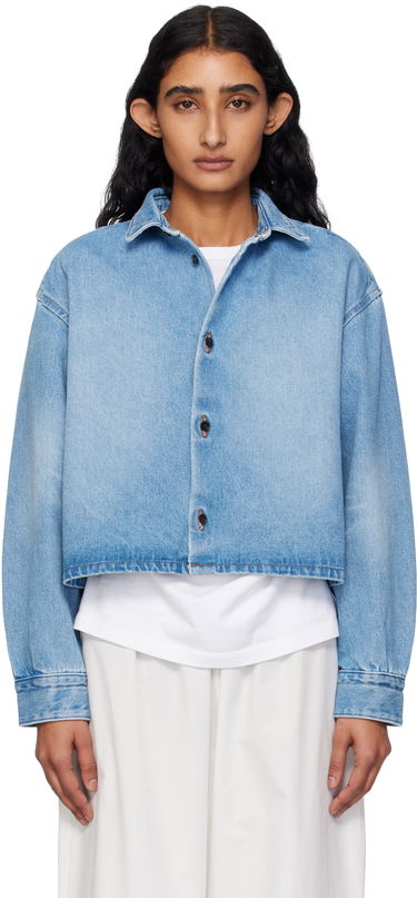Košeľa A.P.C. A.P.C. Sam Cropped Denim Shirt Modrá | COHIC-F32022, 0