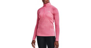 Sveter Under Armour Women's Pink Training 1/4 Zip Top Ružová | 1320128-676, 1