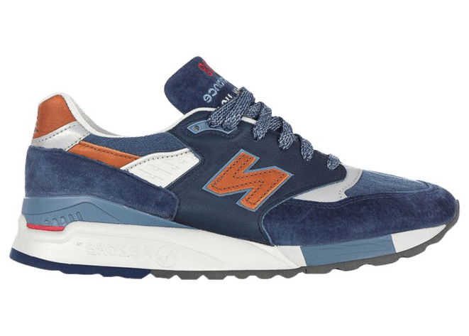 Tenisky a topánky New Balance 998 Distinct Retro Ski Navy Blue Aster Carmel Hnedá | M998DSNG, 0