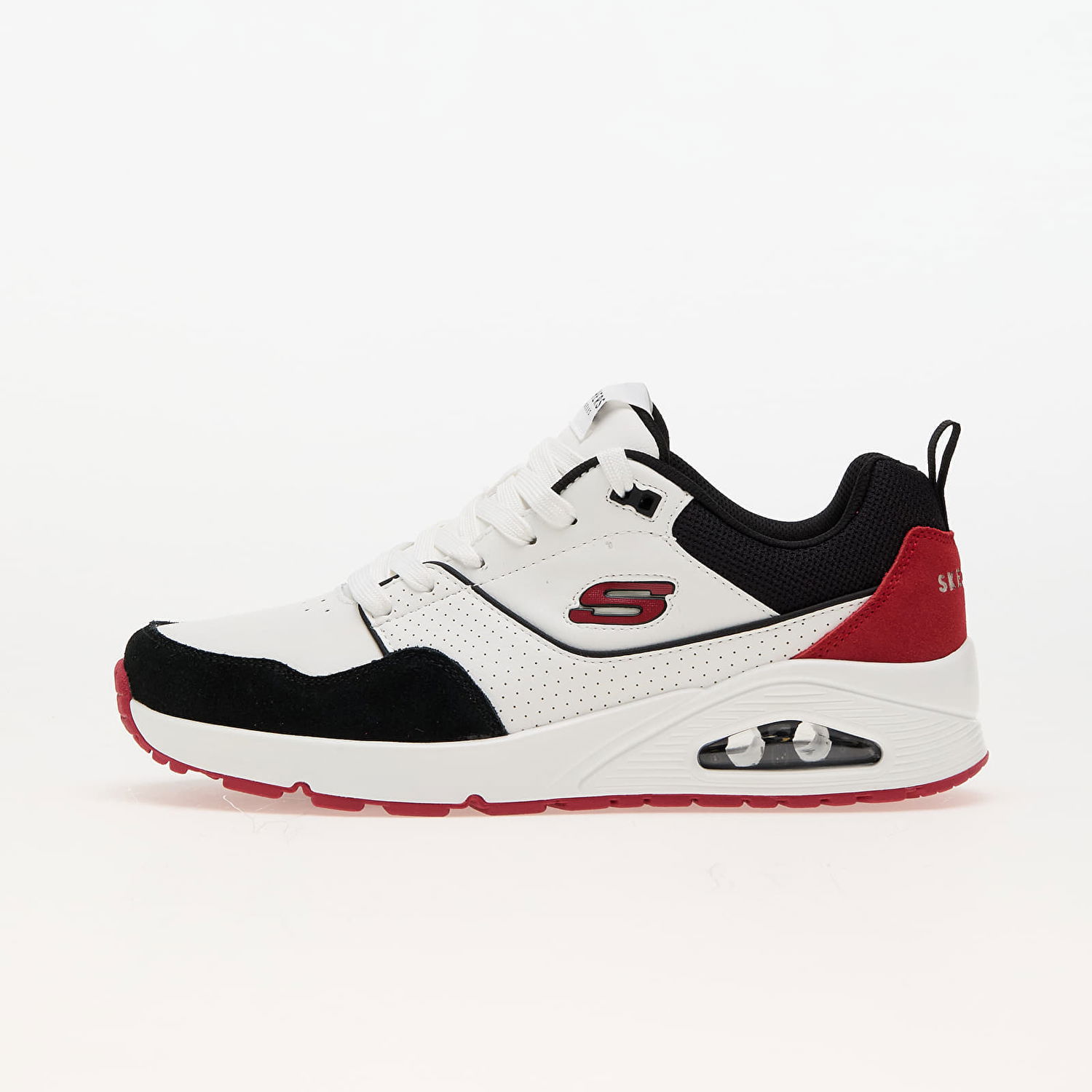 Tenisky a topánky Skechers Uno - Retro One White/ Black/ Red Biela | 183020 WBRD, 0