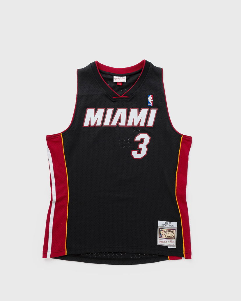 Dres Mitchell & Ness NBA SWINGMAN JERSEY MIAMI HEAT 2012-13 DWYANE WADE #3 Čierna | SMJY6132-MHE12DWABLCK