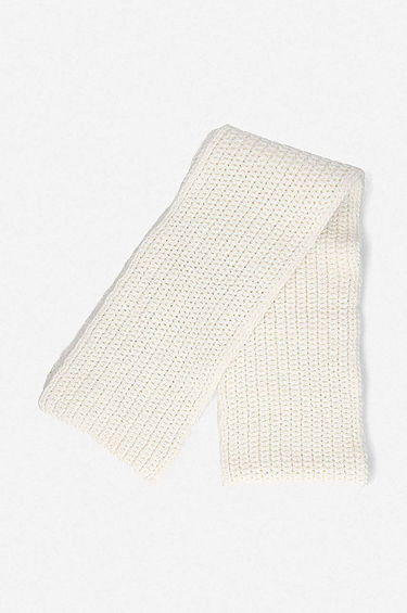 Šál WOOD WOOD Knit Scarf Biela | 12239100.4038, 0