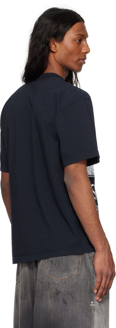 Tričko Online Ceramics Online Ceramics Precious Moments 'Stay On Track' T-Shirt Navy | Stay On Track Navy SS Tee, 2