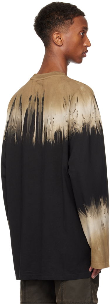 Tričko Feng Chen Wang Feng Chen Wang Tie-Dye Longsleeve T-Shirt Hnedá | FMF18LS02, 2