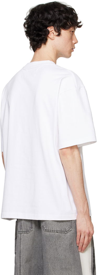 Tričko Feng Chen Wang Feng Chen Wang Paneled Collar T-Shirt Biela | FF12TSH713, 2