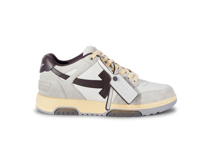 Tenisky a topánky Off-White Out Of Office OOO Low Tops Light Grey Anthracite Šedá | OMIA189S24LEA0110511, 0