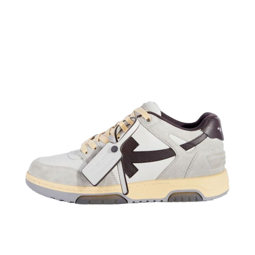 Tenisky a topánky Off-White Out Of Office OOO Low Tops Light Grey Anthracite Šedá | OMIA189S24LEA0110511