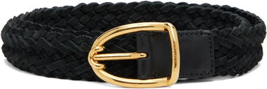 Opasok Tom Ford TOM FORD Woven Suede Belt Čierna | TB314-ICL095X, 0