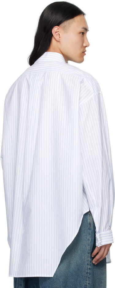 Košeľa HED MAYNER Hed Mayner Kidassia Striped Collared Shirt Biela | HMMB60001P-HB049, 2