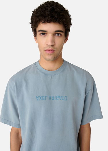 Tričko AXEL ARIGATO Distort Graphic T-Shirt Modrá | A3118003, 5