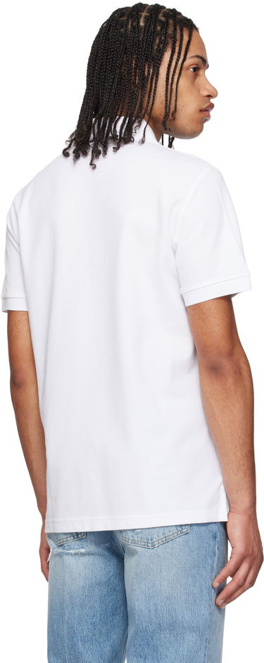 Polo tričko Versace Embroidered Logo Polo by Versace Jeans Couture Biela | E78GAGT01_ECJ01T, 2