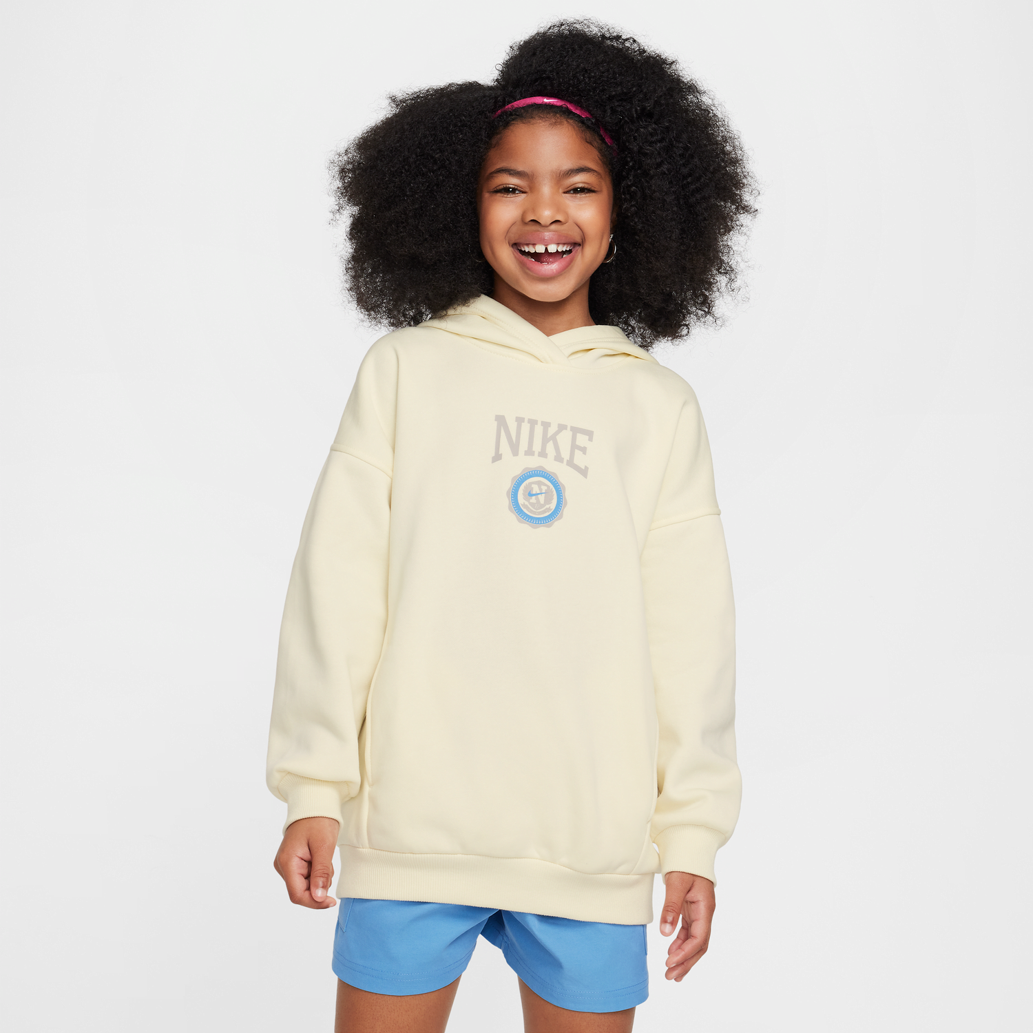 Mikina Nike Nike Sportswear Club Fleece Girls' Hoodie Žltá | HJ3371-113, 1