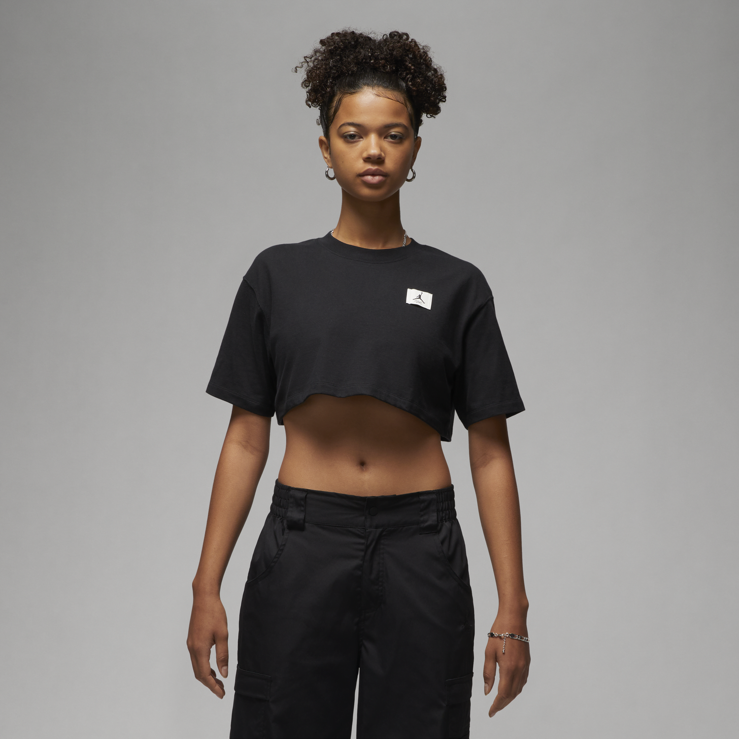 Crop Top Jordan Crop Top Čierna | DZ3211-010, 0