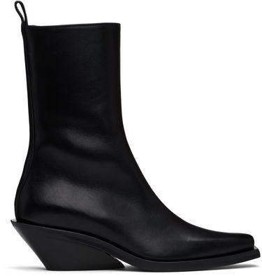 Šaty Ann Demeulemeester Ann Demeulemeester Vesper Leather Boots Čierna | 2402-W-A04-LT141-099, 0