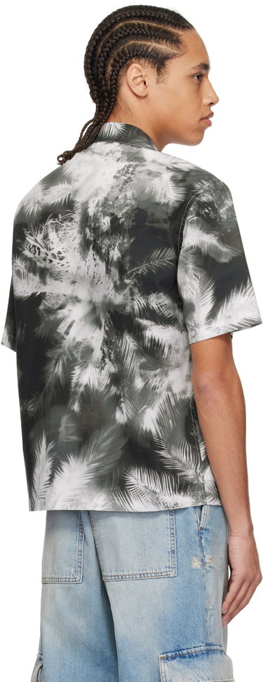 Košeľa Palm Angels Palm Angels Blueprint Palms Shirt Šedá | PMGG005S25FAB0031003, 2