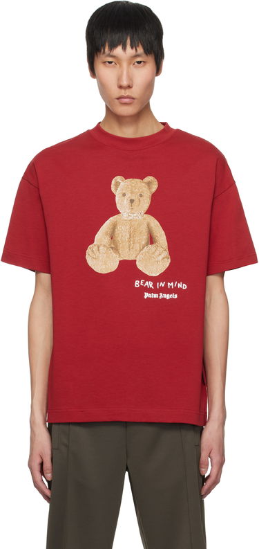 Tričko Palm Angels Palm Angels 'Bear in Mind' T-Shirt Červená | PMAA001S25JER0052560, 0