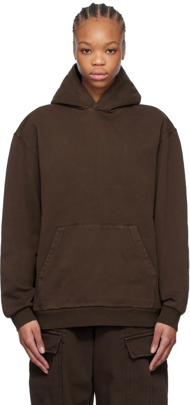 Mikina SKIMS SKIMS Boyfriend Fleece Hoodie Hnedá | ZU-ZUP-8022W, 0