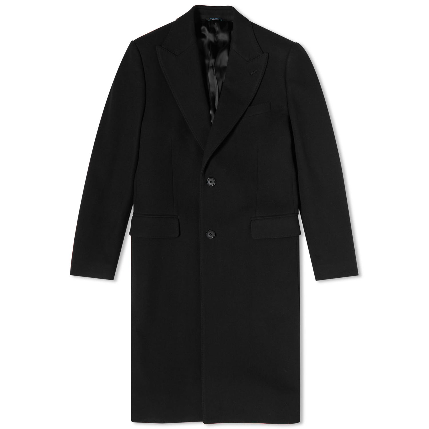 Kabáty Dolce & Gabbana SB Wool Coat Black Čierna | G036ITHUMJ2-N0000, 0