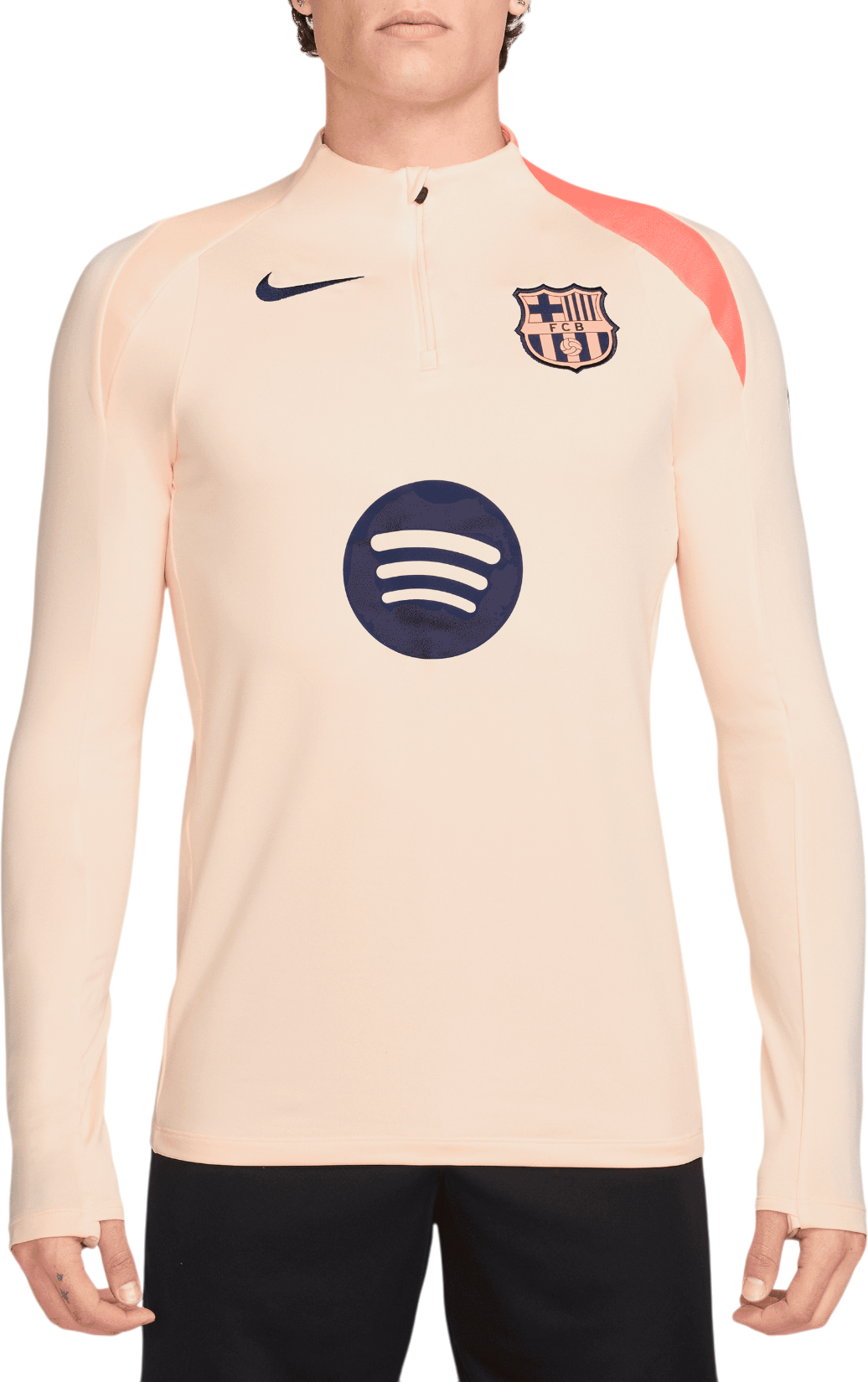 Tričko Nike FC Barcelona Dri-FIT Strike Soccer Knit Drill Top Béžová | hm3350-808, 0
