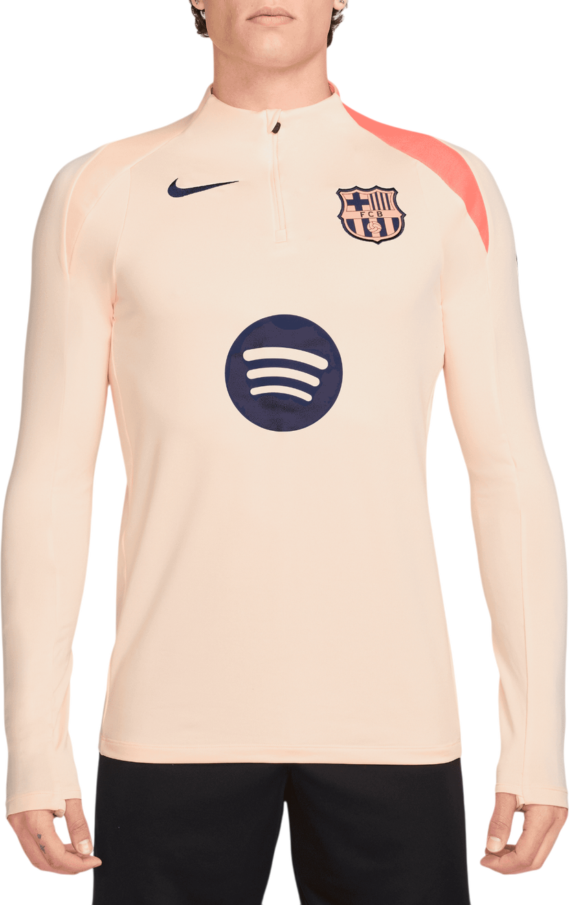 Tričko Nike FC Barcelona Dri-FIT Strike Soccer Knit Drill Top Béžová | hm3350-808