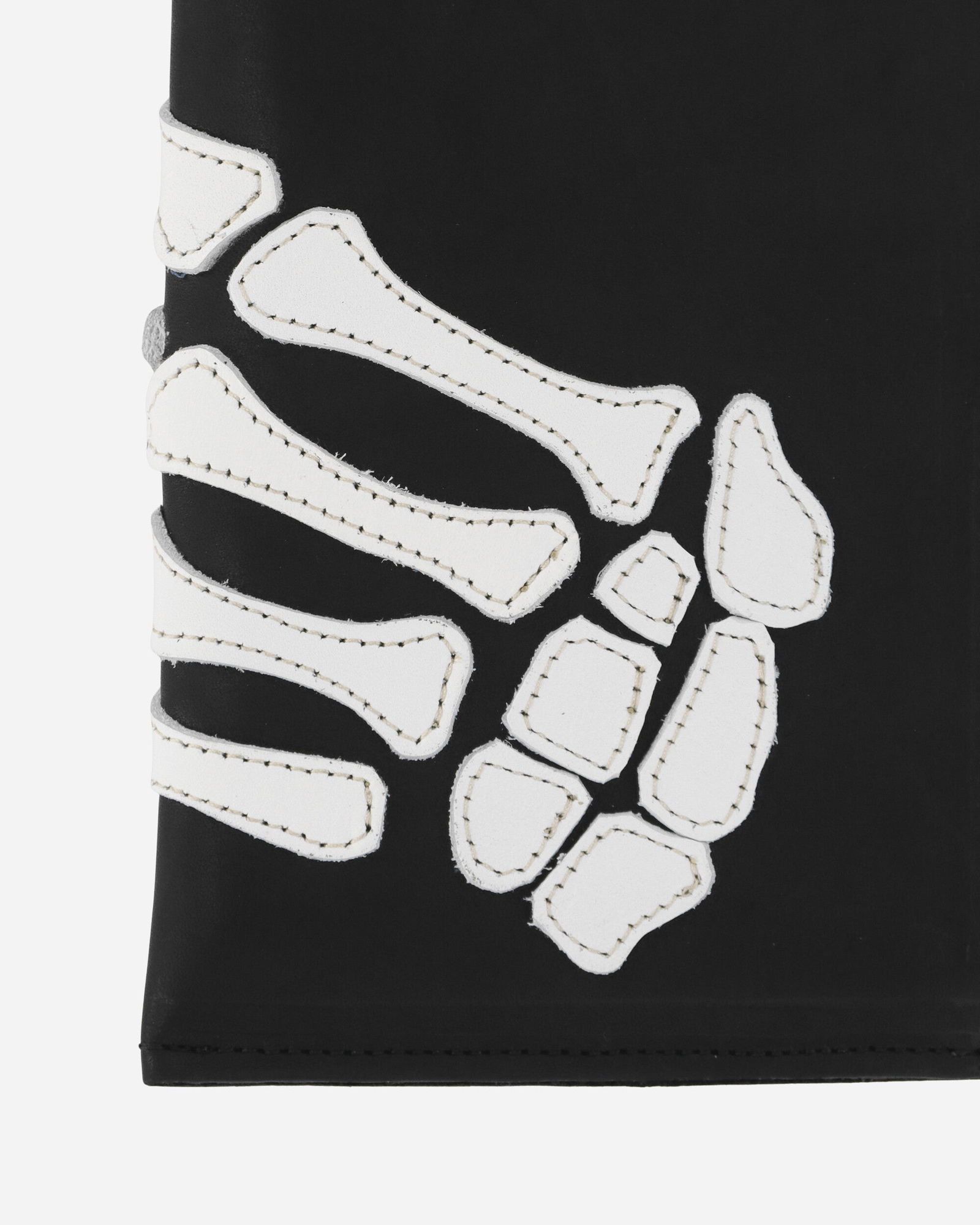 Bone Hand Zip Neck Pouch