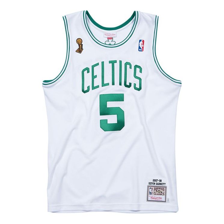 Dres Mitchell & Ness Mitchell & Ness Kevin Garnett Boston Celtics Jersey Biela | AJY4CP19122-BCEWHIT07KGA
