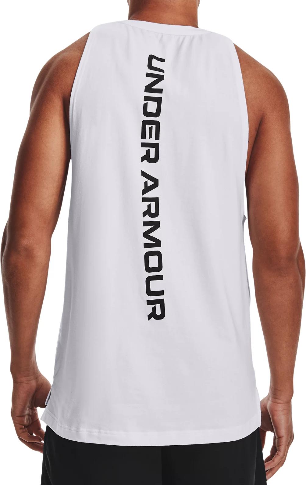 Tielko Under Armour BASELINE COTTON TANK Biela | 1361901-100, 1
