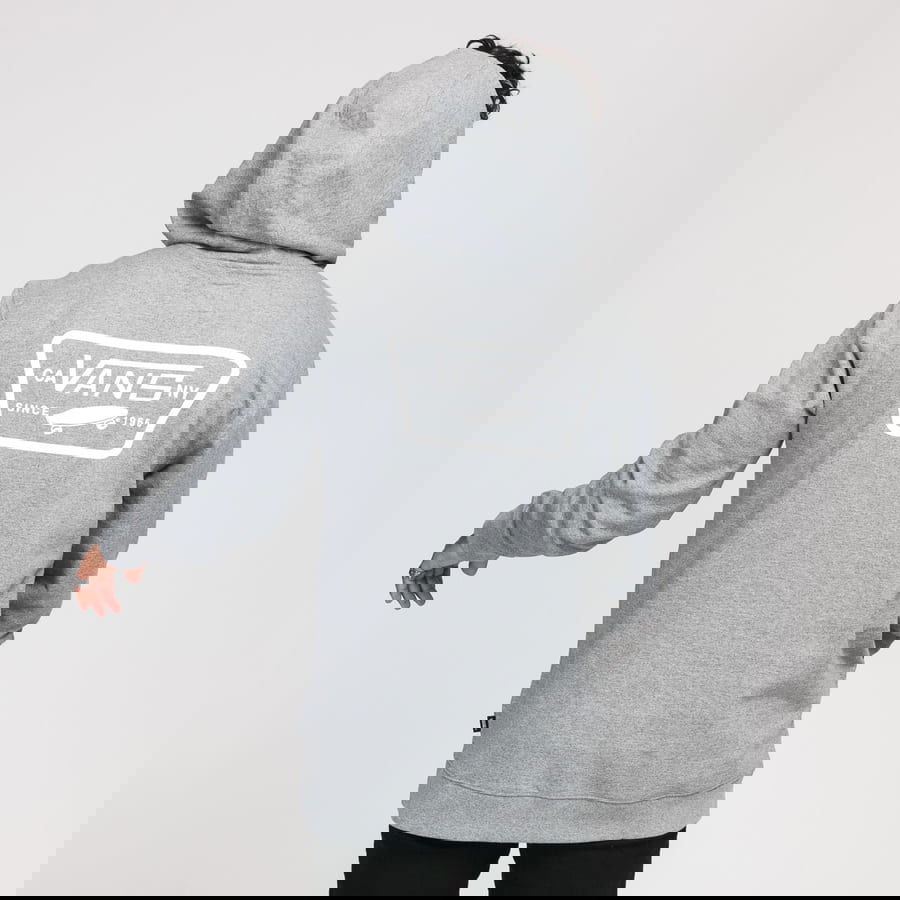 Mikina Vans MN Full Patched PO II Šedá | VN0A45CJ02F1, 1