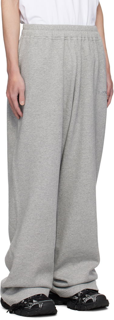 Tepláky VETEMENTS Embroidered Sweatpants Šedá | VL22SP100G, 1