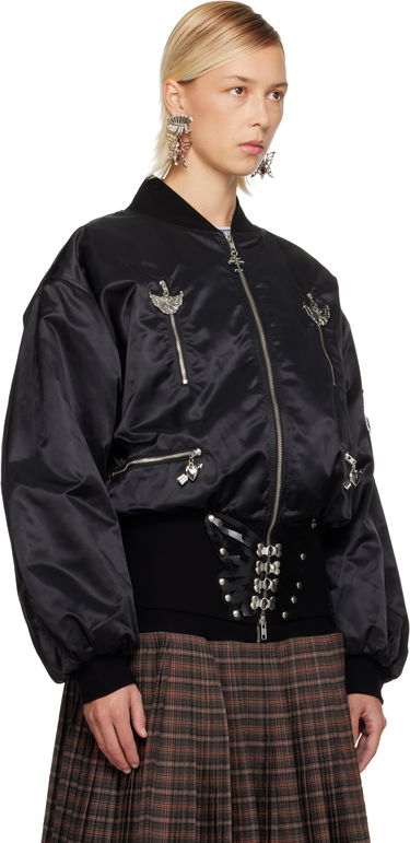 Bomber bunda Chopova Lowena Chopova Lowena Glide Bomber Jacket Čierna | 5325, 1