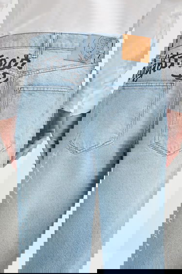 Džínsy Sky High Farm Sky High Farm Sweet Dreams Jeans Modrá | SHF07P003, 4