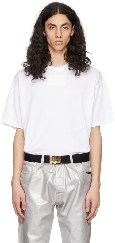 Tričko VETEMENTS VTMNTS Rubber Patch T-Shirt Biela | VL16TR120W, 0