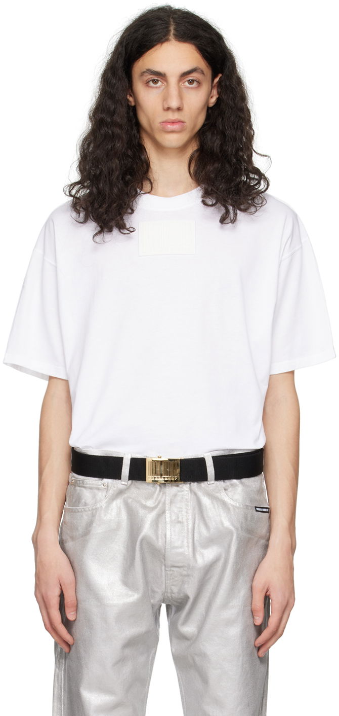 Tričko VETEMENTS VTMNTS Rubber Patch T-Shirt Biela | VL16TR120W