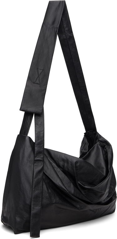 Taška cez rameno Yohji Yamamoto YOHJI YAMAMOTO Puff Leather Shoulder Bag Čierna | DA-I78-791, 1