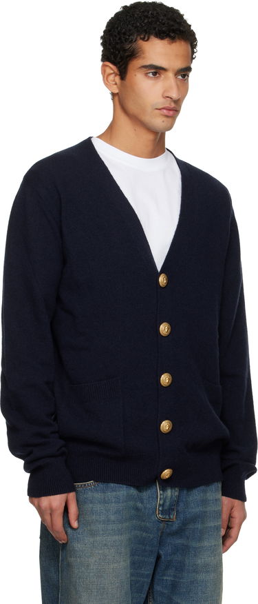 Sveter Balmain Eco-Cashmere Cardigan Béžová | FH1KL081KI87, 4