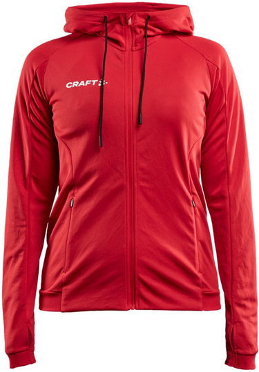 Mikina Craft Evolve Full Zip Hoodie Červená | 1910158-430000, 0