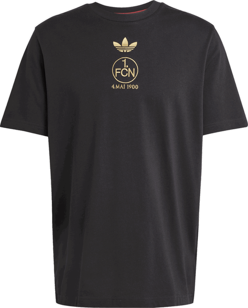Tričko adidas Originals 1. FC Nürnberg 125th Anniversary T-Shirt Čierna | 6fcnjf0608