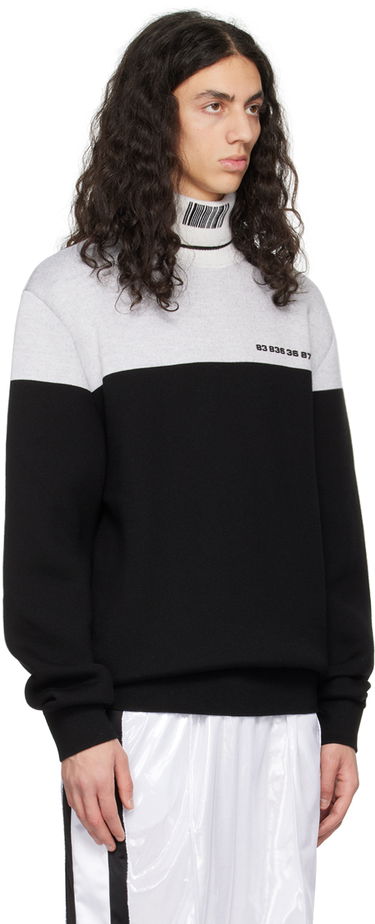Sveter VETEMENTS Colorblocked Turtleneck Čierna | VL16KN420B, 1