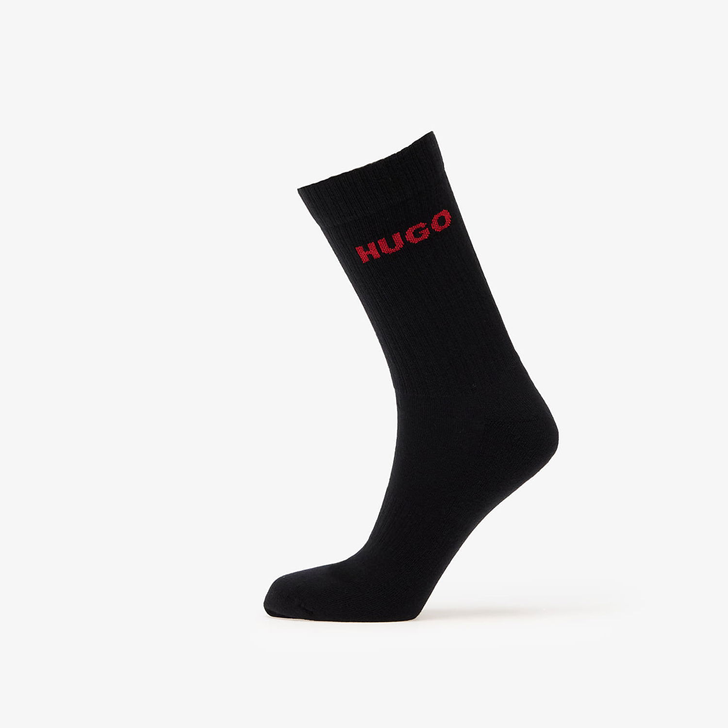 Ponožky BOSS HUGO Three-Pack Ribbed Socks with Logo Embroidery Čierna | 50546351-960, 1
