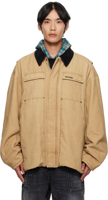 Bunda We11done We11done Washed Work Jacket Béžová | WD-JP2-25-070-U-BG, 0
