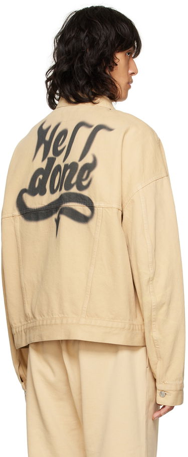 Bunda We11done We11done Trucker Denim Jacket Béžová | WD-DJ3-22-376-U-BG, 2