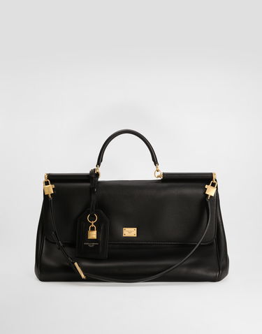 Kabelka Dolce & Gabbana Dolce & Gabbana My Sicily Plongé Calfskin Handbag Čierna | BB7814B732180999, 1