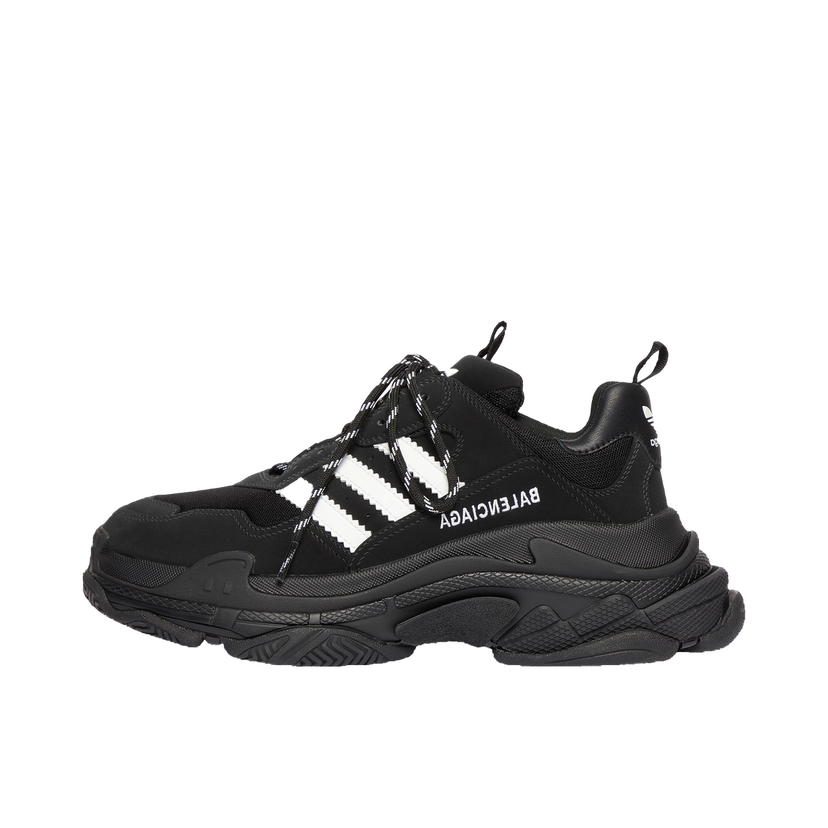 Tenisky a topánky Balenciaga adidas x Triple S Black White W Čierna | 712764W2ZB21090