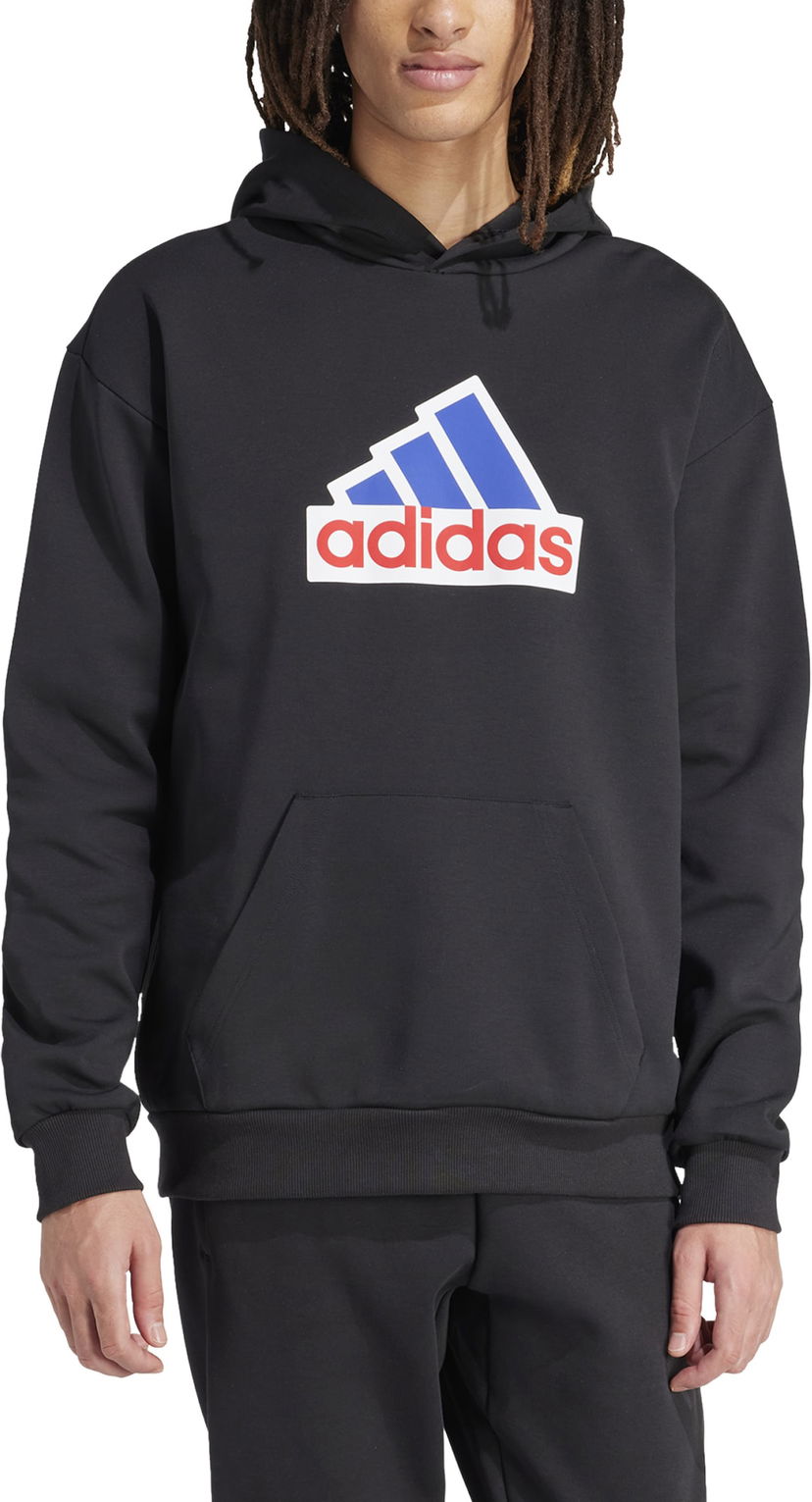 Mikina adidas Performance FI BOS HD OLY Čierna | is3233