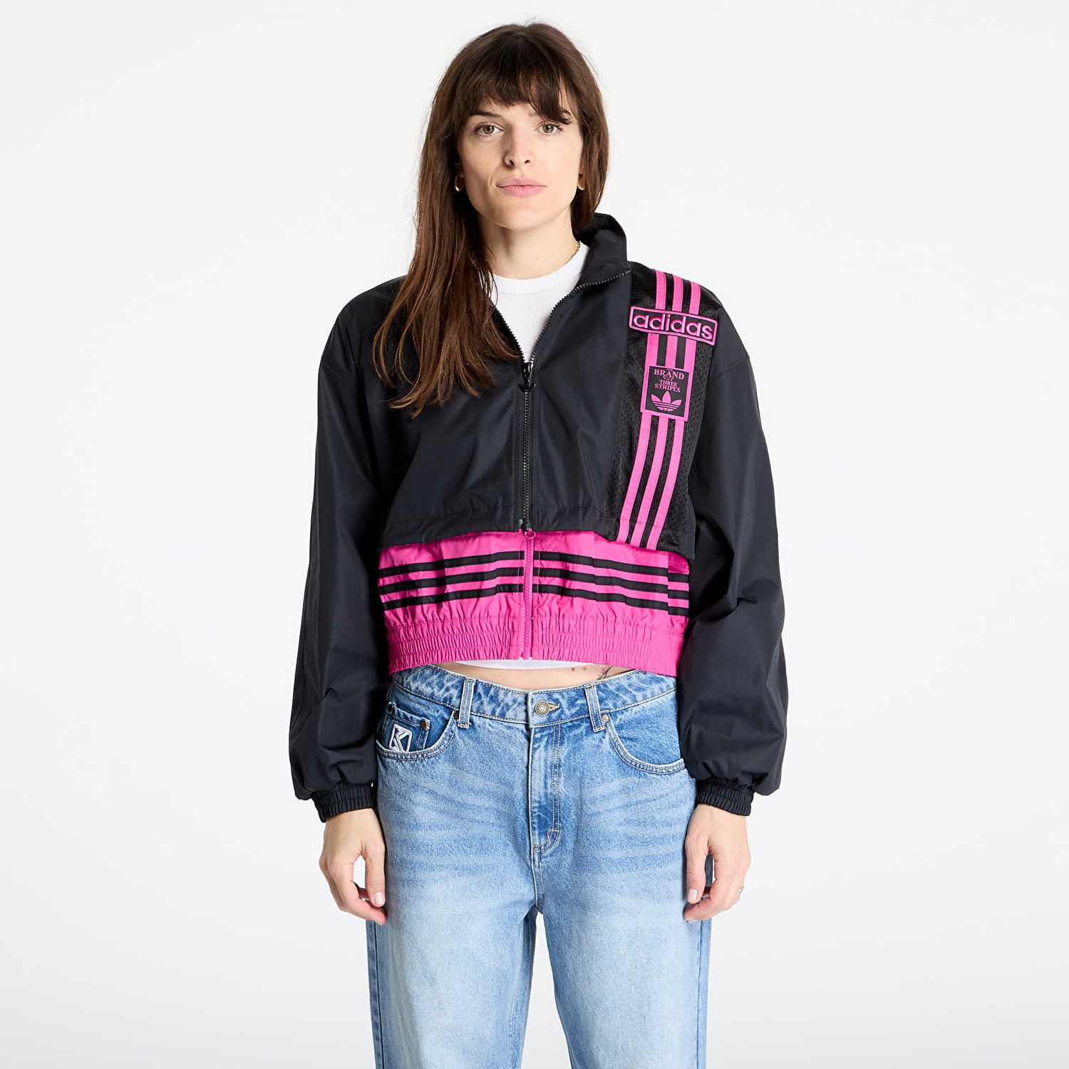 Vetrovka adidas Originals adidas Adibreak Woven 2-in-1 Track Jacket Čierna | JD0097, 0