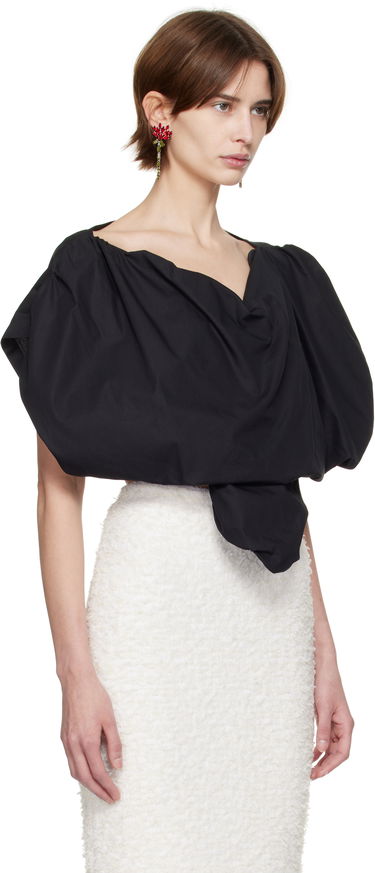 Košeľa Vivienne Westwood Vivienne Westwood Heart Puff Sleeve Blouse Čierna | 1505000J-W009Q-, 1