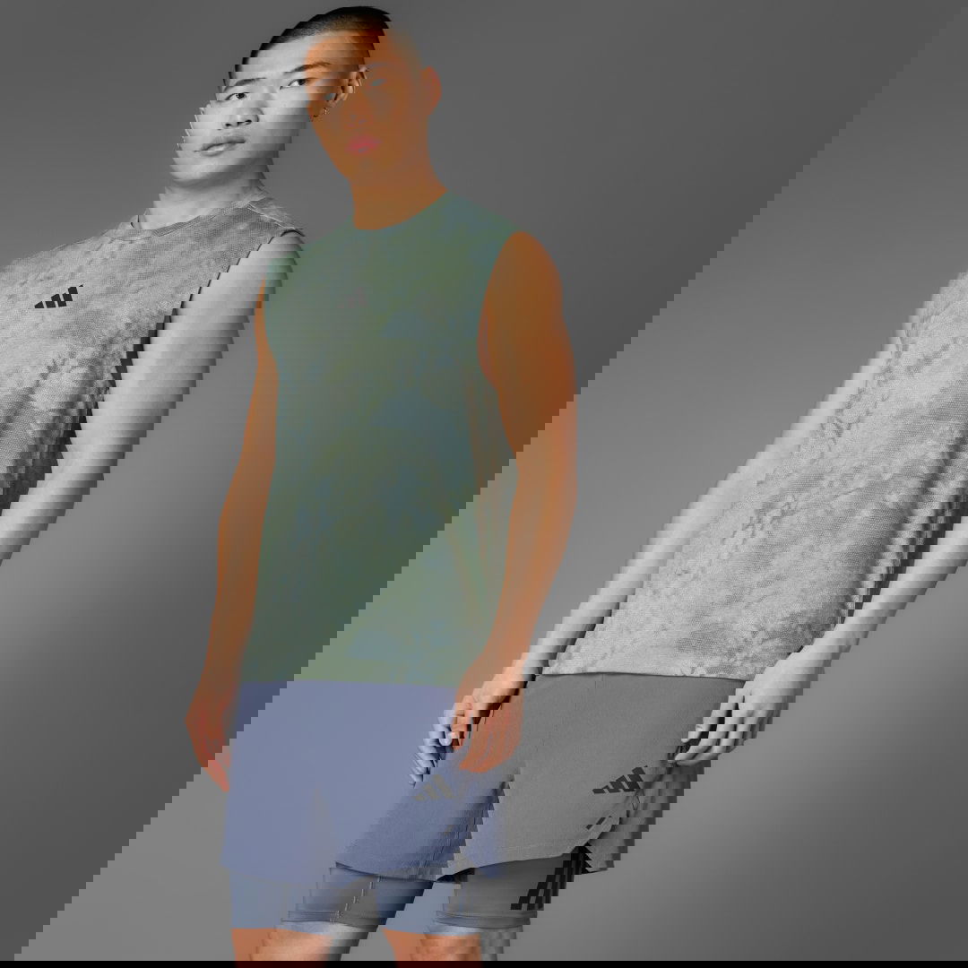 Tielko adidas Performance Power Graphic Sleeveless T-Shirt Zelené | JP4136, 0