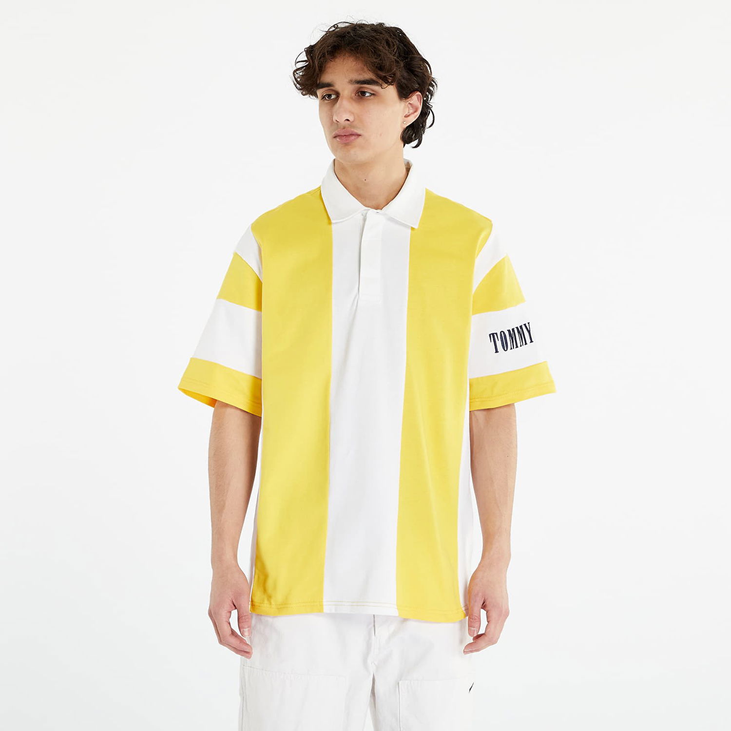 Polo tričko Tommy Hilfiger Oversized Archive Polo Star Fruit Žltá | DM0DM16300 ZGQ, 1